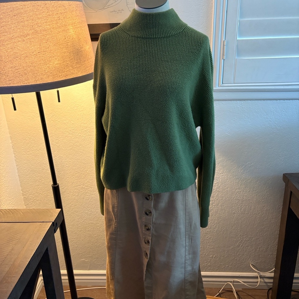 lululemon Forest Green Mock Neck Sweater